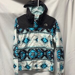 The North Face Kids' Geometric Raincoat - Black and Blue